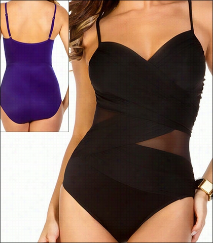 Mirclesuit Perplex Underwire Sweetheat Neckline One Piece Style 451165