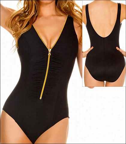 Miravrlsuit Suitt Yourself Swimwear One Piece Blitz Style 363412-blk