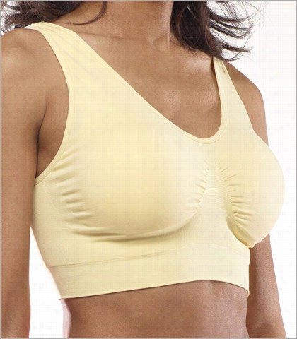 Rhonda Shear Ahh Gdnertion Seamless Leisure Bra Wit Hremovable Pad Style 9207