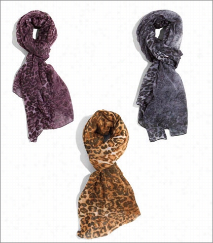 Bay Syk Le0pard Fabric Scarf Style Bss1412