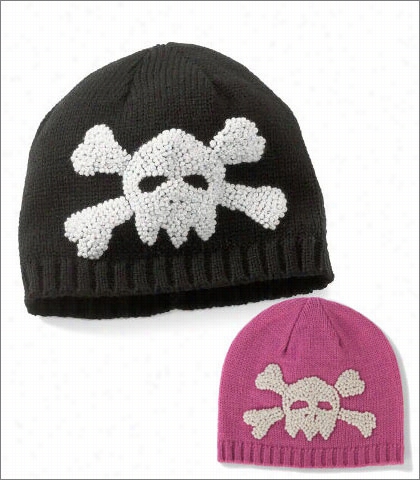 Knit Beanie With Skull Style Knk2928 For Kids