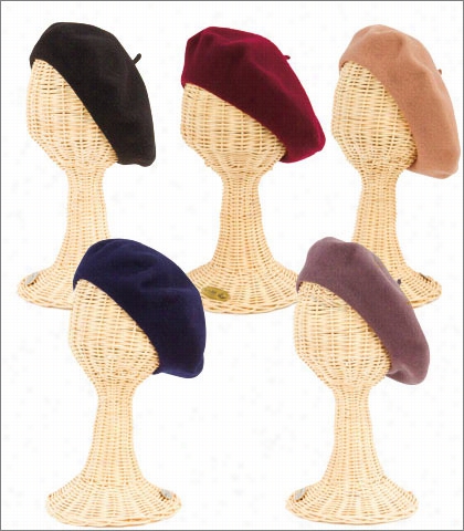 San Diego Hat Company Wool Felt Beret Style Wfb2006