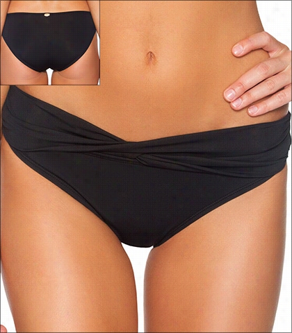 Sunsets Black Swimwear Bottom Biini Style16-blck-14b