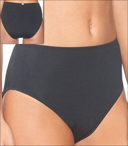 Sunsets Black Swimwear Bottom Brief Style 16-blck-30b