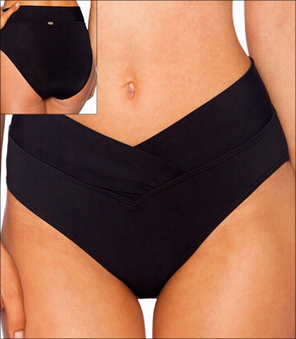 Sunsets Black Swimwearb O Ttom Brief Style 16-blck-31b