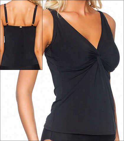 Sunsets Black Swimewar Top Tankini Underw Ire Style 16-blck-77efgh