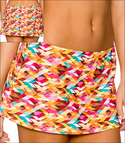 Sunsets Bright Side Swimwear Bottom Skirt Style 16-brsi-36b