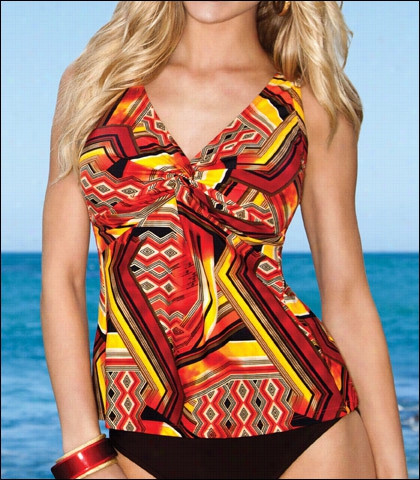 Sunsets Separatees Bra Sized Underwire Twist Tankini Top Style 77