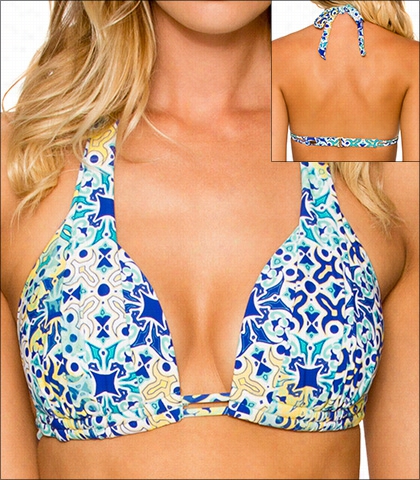 Sunsets  Seville Swimwear Top Bikkini Halter Style 16-sevi-64t