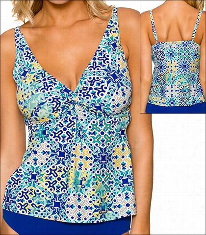 Sunsets Seville Swimwear Top Tankini Undewrire Manner 16-sevi-77efgh