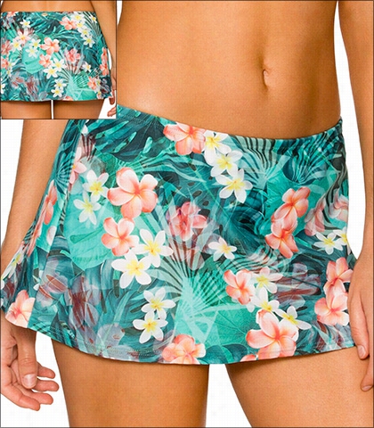 Sunset S Tropical Oasis Swimwear Bottom Skirt Style 16-troa-36b