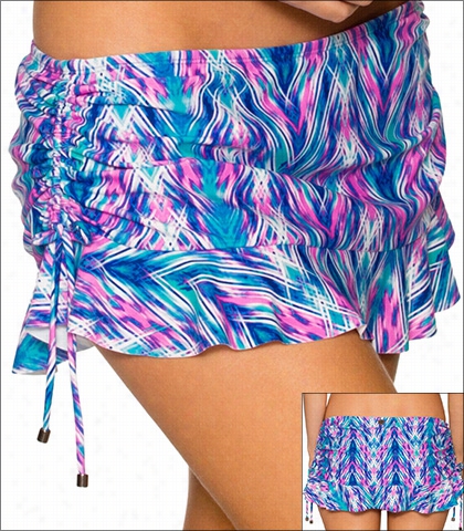 Swim Systems Cascade Swimwear Bottom Skirt Tyle 16-casc-a286