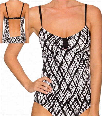 Swim Systems Crossroads Swimwear Top Tankini Style 16-cros-a679