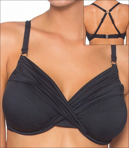 Swim Systems Onyx Swimwear Top Bikini-underwire Style 16- Onyx-a794