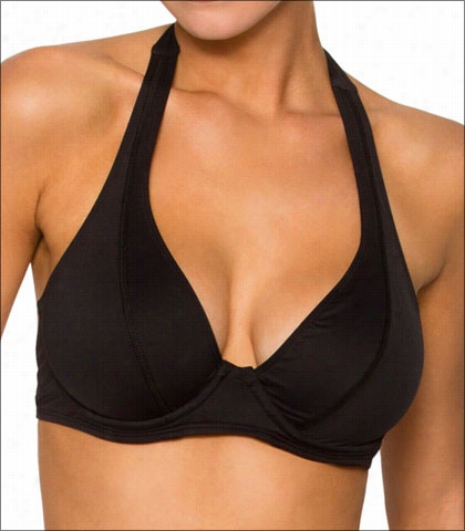 Swim Systems Onyx Swimwear Top Halter-underwire Style 16-onyx-750