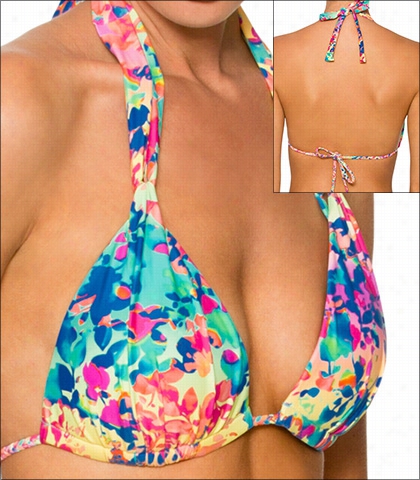 Swim Systems Snapdragon Swimwear Top Triangle Push Up Style 16-snap-a609