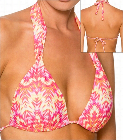 Swim Systems Sun Chaser Swimwear Top Triang Le Push Up Style 16-such-a609