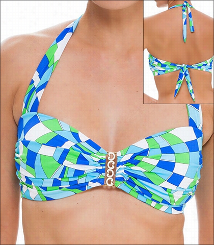 Tara Grinns Baia Do Sancho Swimwear Top Bikini Bandeau Convertible Denominate 16_ba-138