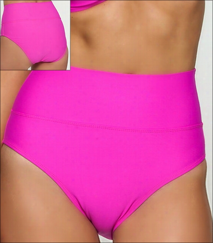 Tara Grinna Calydon Solid Foldover Swimwear Bottom Pant Style 213