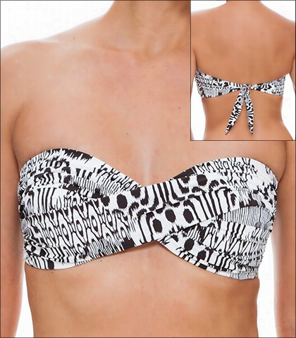 Tara Grinna Camps Bay Swimwear Top Bikini Bandeau Strapless Style 16-cm-136