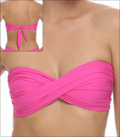 Tara Grinna Candy Swimwear Chief Bikini Andeau Strapless Denominate  16-ca-136