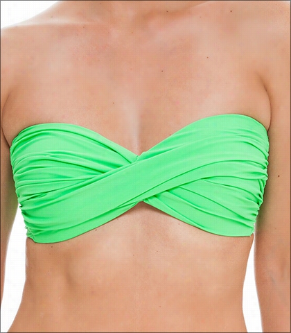 Tara Grinna Envy Swimwear Top Bikini Bandeau Strapless Style 16-en-136