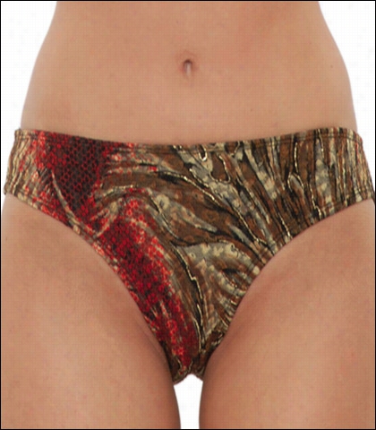 Tara Grinnna Jaguar Roartini Hipster Swimsuit Brief Jr206