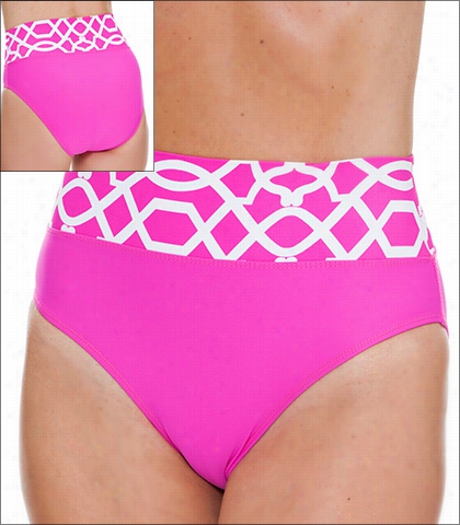 Tara Grinna Playa Paraiso Swimwear Bottom Bikini Fold Down Style 16-pa-213
