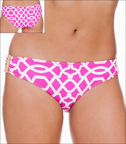 Tara Grinna Playa Paraiso Swimwear Bottom Bikini Hipster Style 16-pa-236