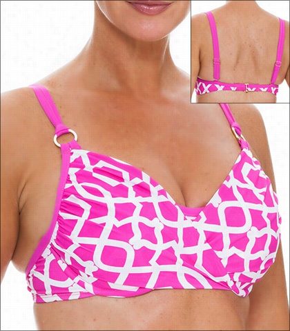 Tara Grinna Playa Parais Oswimwear Top Bikini Underwire Style 16-pa-142
