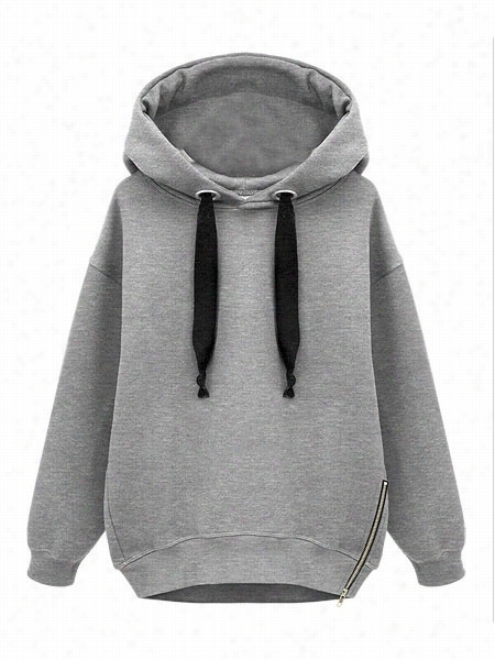 Attractive Hooded With Pocckets With Zips Plain Hoodies