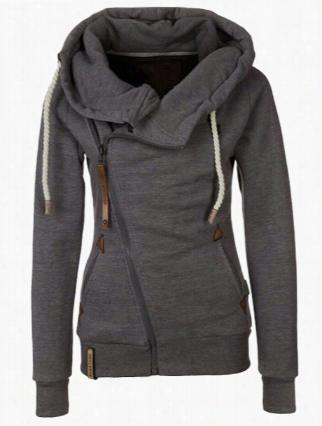 Plain With Pockwts With Zips Extrsordinary Hooded Hoodies