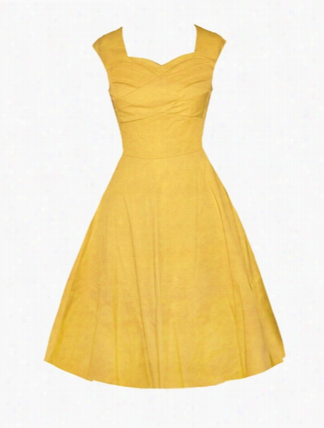 Swing Pure Ball Gown Vintage Modern Sweethart Skater Dress