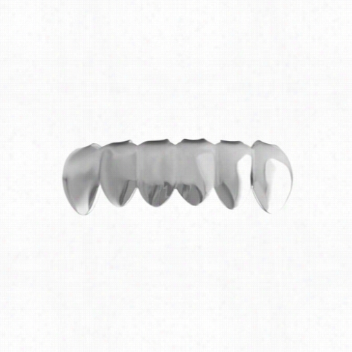 #1 Style Bottom Grille Teeethsilver Tone Grillz