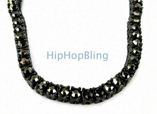 Black Hematite 1 Ow Blin G Bling Chain