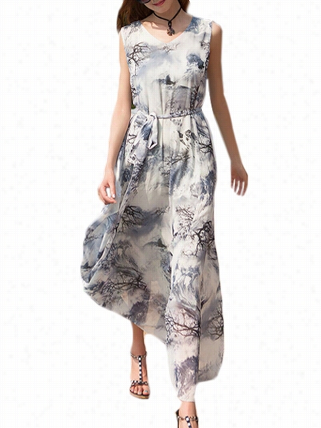 Fashion Bohemi An Printed Charming Ruonc Nenc K Maxi-dress