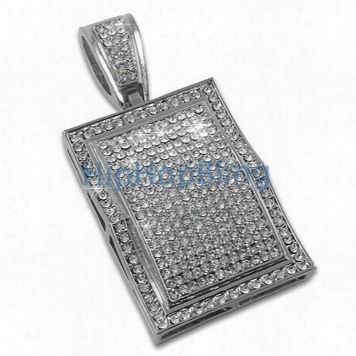 Super Ice Block Heap Bling Pendant