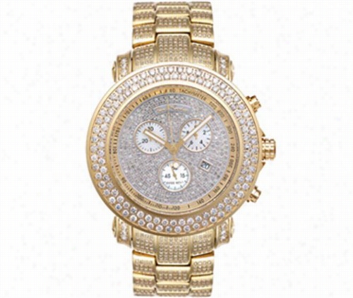 19.50ct Full Diamond Golden Joe Rseo Watch