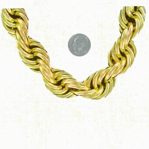 20mm Gold Dookie Rope Chsin