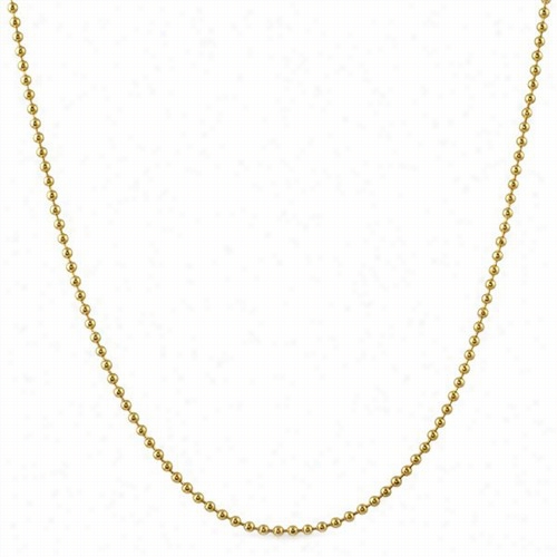 2mm Double Ip Gold Stainlss Steel Bead Chain