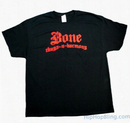 Bone Thugs N Harmony Red Logo Dark T Shhir T