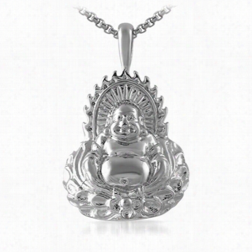 Buddha Stat Ue Pendant Stainless Sgeel