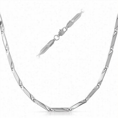 Bullet Stainless Stesl Chain Necklace 3mm