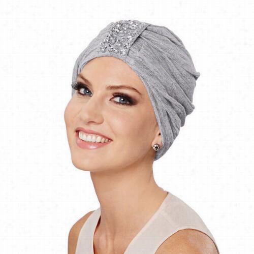 Center Rhinestone Turban