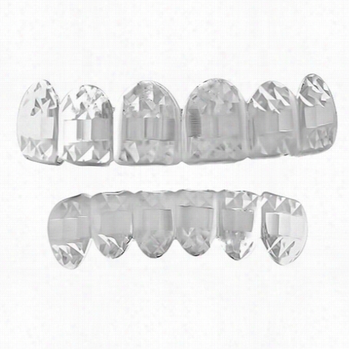 Diamond Cut .925 Genuine Silver Custom Grillz