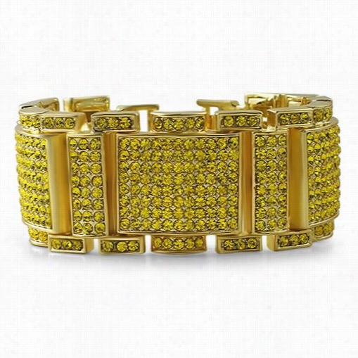 Extreme Shine Lemonade Gold Bling Lbing Bracelet