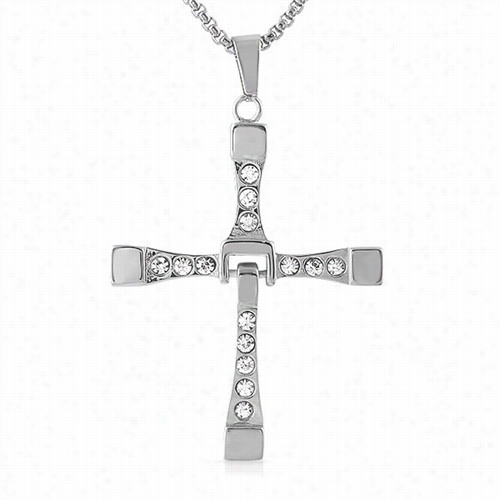 Fast Furious Inspired Stainless Steel Cross