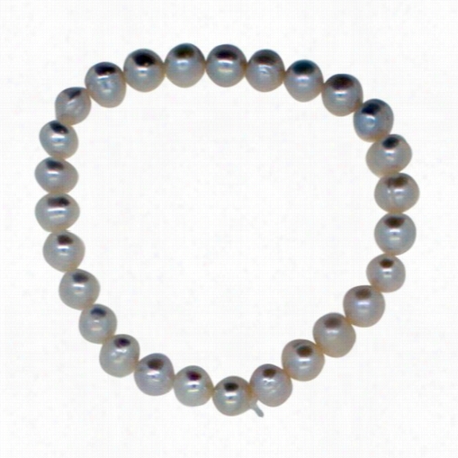 Freshwater Pearl 7mm Stretch Bracelet