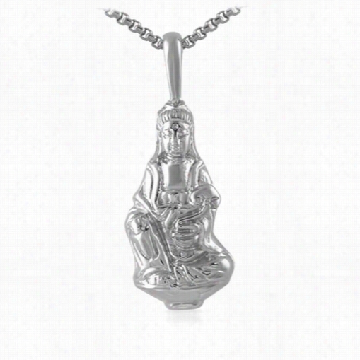 Full Buddha Edtailed Pendant Stainless Steel