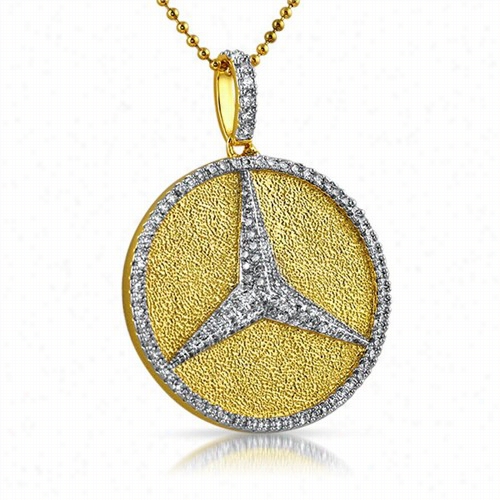 Gold Bling Bling Star Hip Hop Medallion